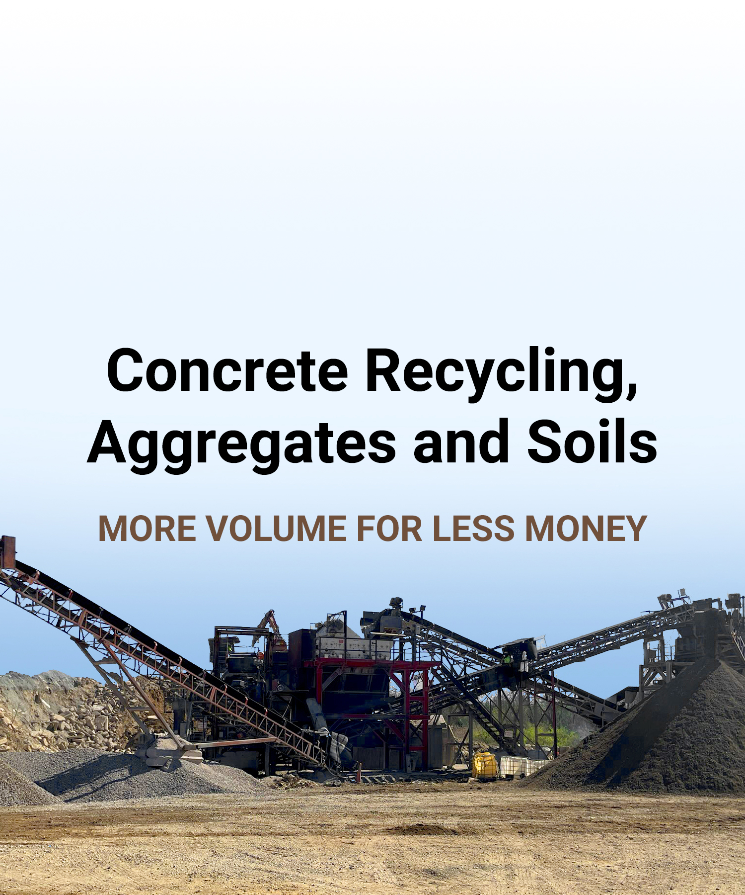 Concrete Recycling, Aggregates and Soils